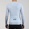 blue long sleeve cycling jersey